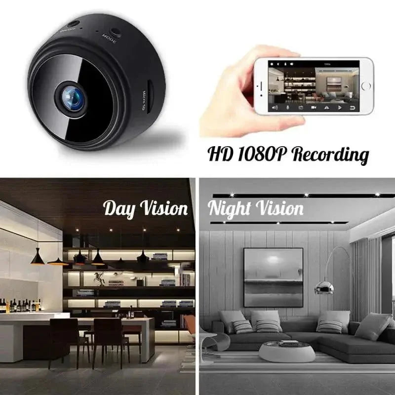 A9 WiFi Mini Camera for Home Security and Baby and Pet Monitoring