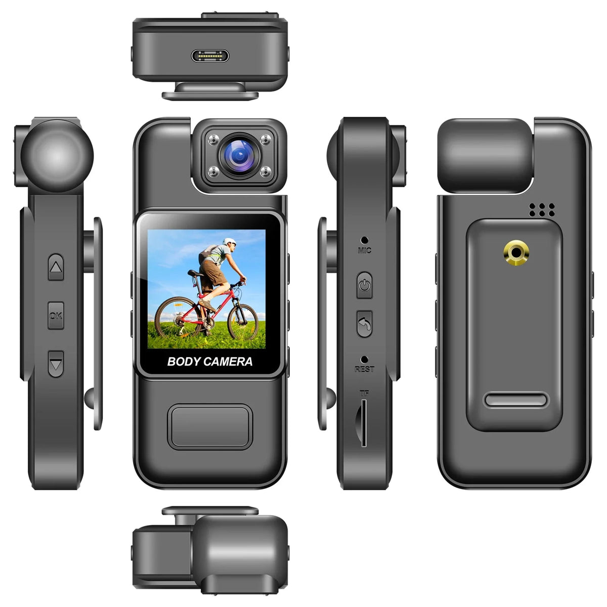 GuardVision Ultra HD 8K Portable Handheld Camera - 180 Degree Rotatable Lens Pro