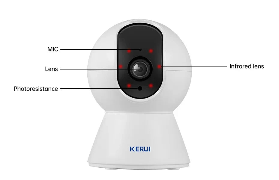 Kerui K259 Mini WiFi Cameras 5MP 8MP 4K - Tuya Smart Auto Tracking Home Security