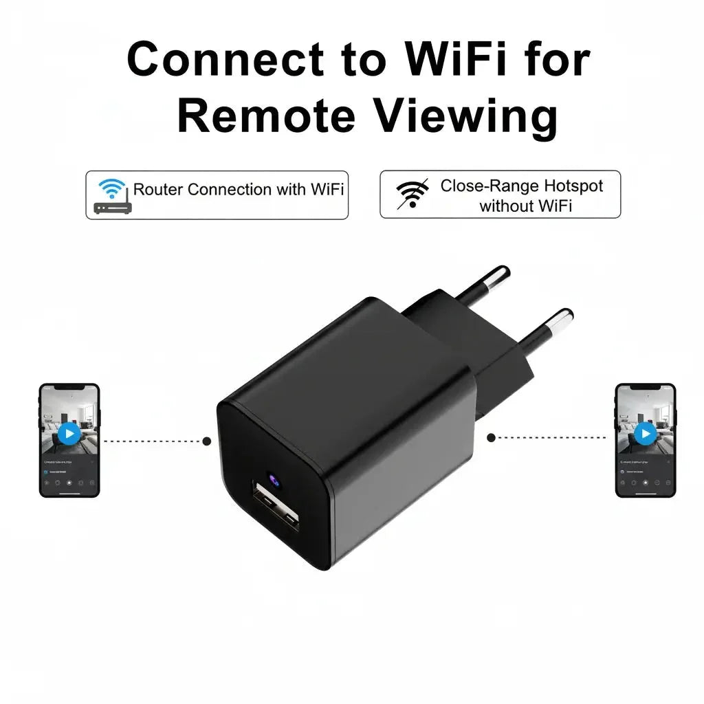 Mini Security Camera 1080P HD With Motion Detection Remote Viewing Discreet