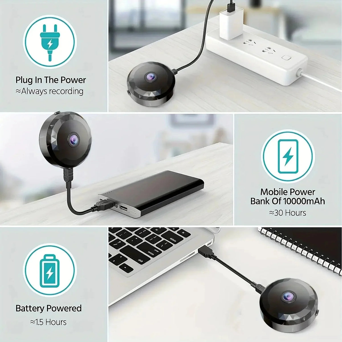Mini WiFi Camera 1080P HD Wireless Security Camera Night Vision Home Monitoring