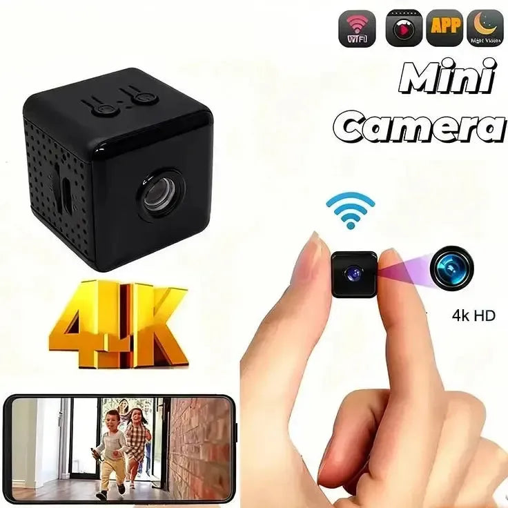 NovaTech 4K MiniCam Wireless WiFi Security Camera Outdoor Baby Pet Monitoring HD