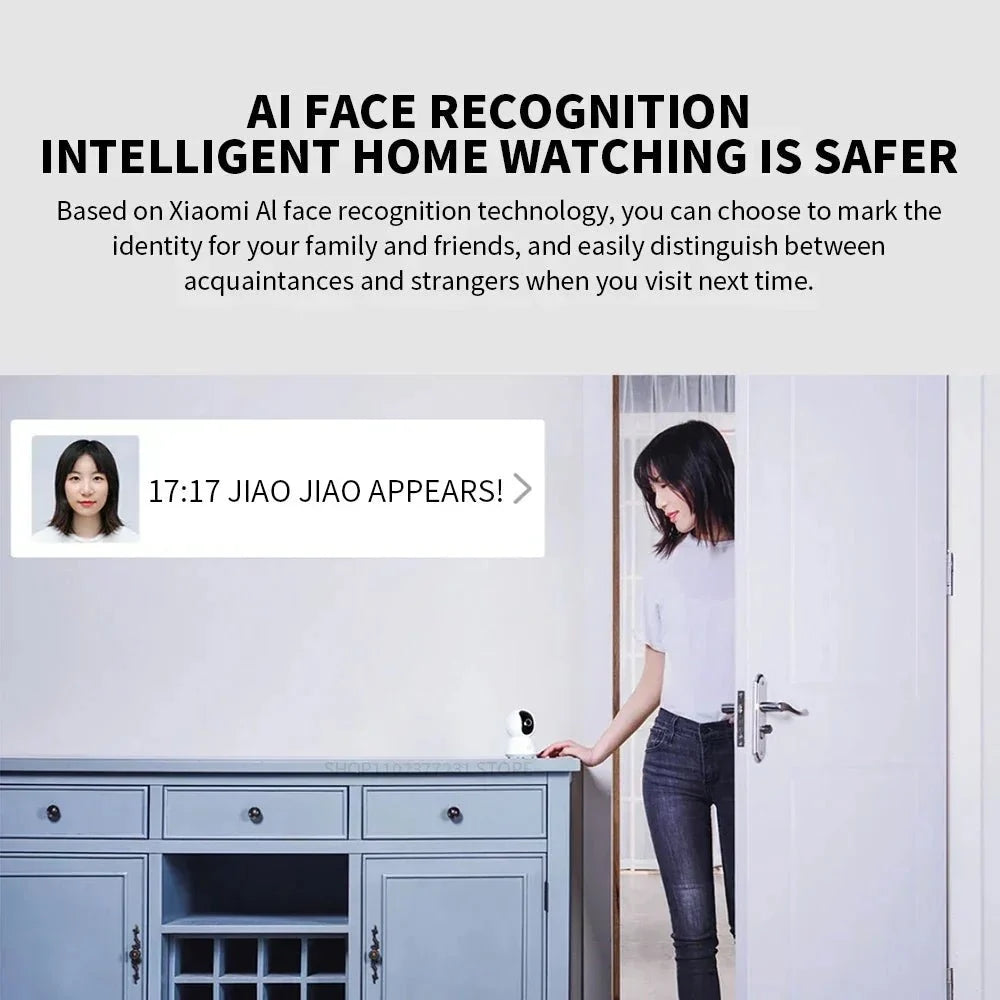 Xiaomi Mi PTZ 2K Security Camera - 360 Degree Coverage AI Detection Night Vision