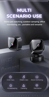 4K 360 Degree WiFi Mini Security Camera Night Vision Smart Home Ready