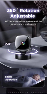 4K 360 Degree WiFi Mini Security Camera Night Vision Smart Home Ready