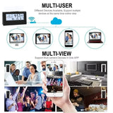 4K HD Mini Clock Camera With Remote Viewing And Motion Alerts For Home Security