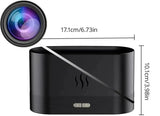 4K Mini WiFi Camera Mist Humidifier IR Night Vision Motion Detection Secure Home
