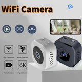 4K Mini WiFi Security Camera With 2 Way Audio Motion Alerts Night Vision