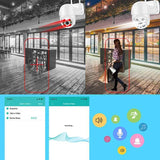 HD Wireless PTZ Security Camera With Color Night Vision