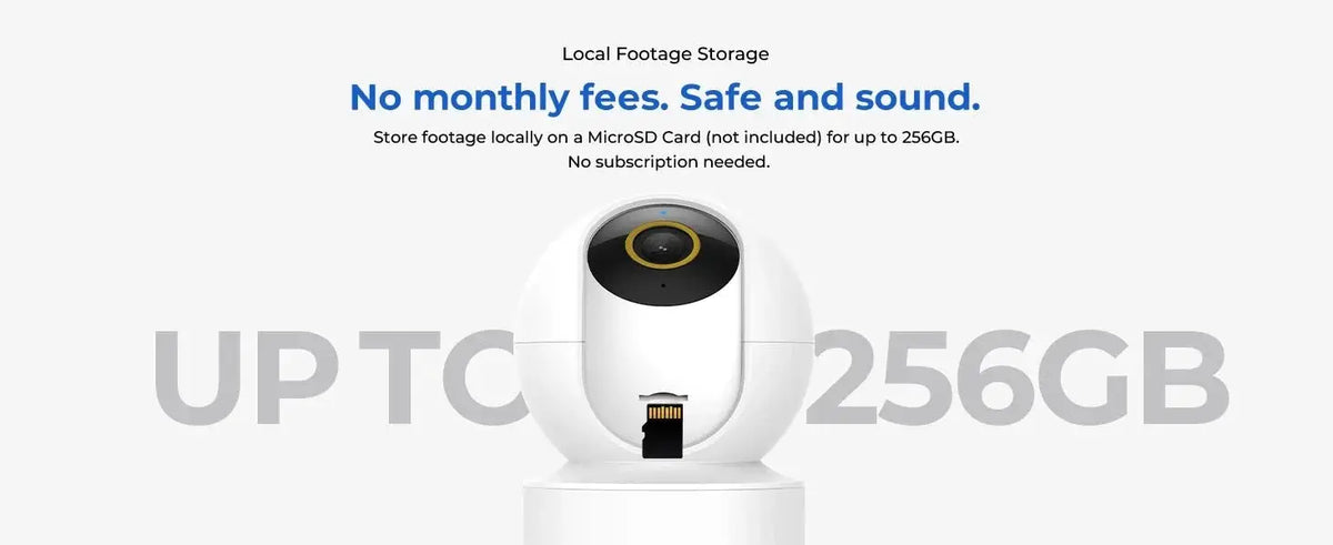 IMILAB C22 Indoor Baby Monitor AI Detection 360 PTZ Night Vision Xiaomi Home App - stepyours.com