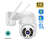 HD Wireless PTZ Security Camera With Color Night Vision