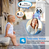 HD Wireless PTZ Security Camera With Color Night Vision