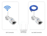4MP Outdoor WiFi Bullet IP Camera - Weatherproof 1080P Security Hooks - stepyours.com