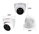 SIMICAM 4K 8MP IP Dome Camera PoE ONVIF Night Vision 150ft Audio H265 CCTV NVR - stepyours.com