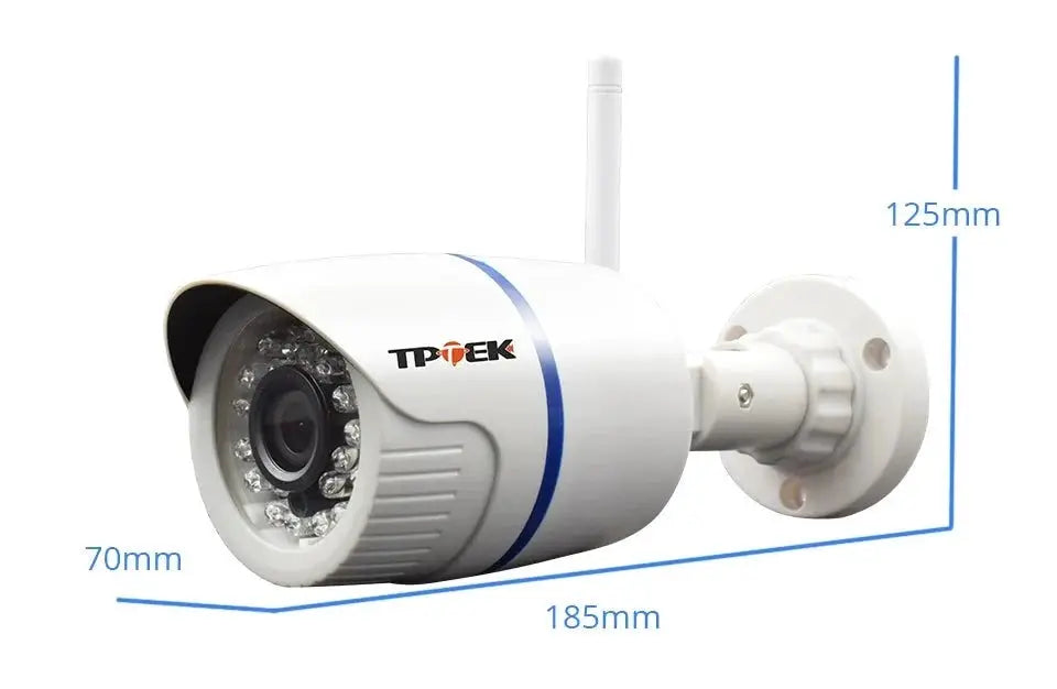 4MP Outdoor WiFi Bullet IP Camera - Weatherproof 1080P Security Hooks - stepyours.com
