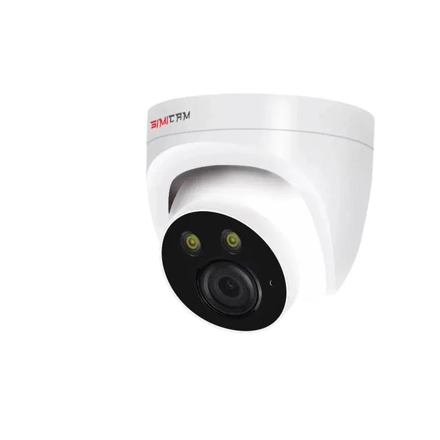 SIMICAM 4K 8MP IP Dome Camera PoE ONVIF Night Vision 150ft Audio H265 CCTV NVR - stepyours.com