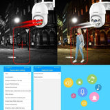 AI Outdoor Security Camera Night Vision And Human Detection