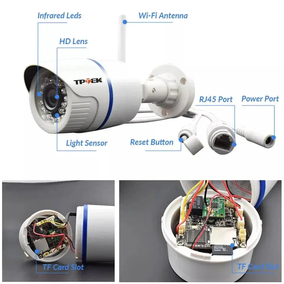 4MP Wireless Outdoor Security Camera With Night Vision