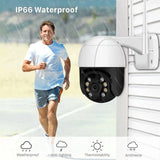 1080P PTZ WiFi IP Camera Outdoor - AI Human Detection 4X Digital Zoom H265 P2P - stepyours.com