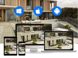 Hiseeu 4K 8MP Smart Wifi PTZ Camera With 5x Zoom AI Human Detection ONVIF - stepyours.com