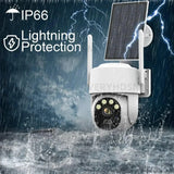 Solar Surveillance Camera Weatherproof WiFi Night Vision