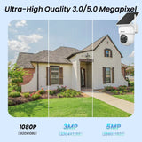 ANRAN Solar Camera Q4 3MP 5MP Outdoor Wireless Battery Security With Solar Power - stepyours.com