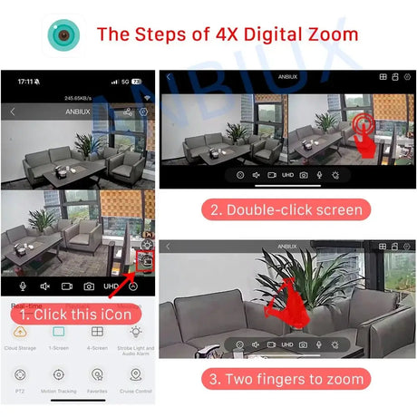 Solar IP Camera Dual Lens PTZ WiFi Outdoor Security Camera 8MP Solar Powered - stepyours.com