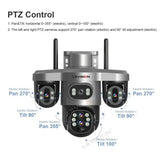 LS Vision 20MP Solar WiFi Surveillance Camera V380 Pro 10X Optical Zoom Outdoor - stepyours.com