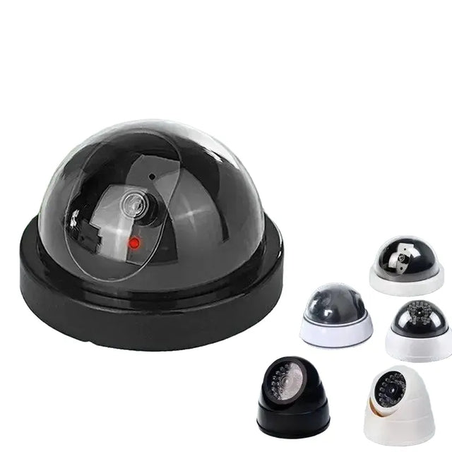 Dummy Security Camera Red LED Light For Home Safety