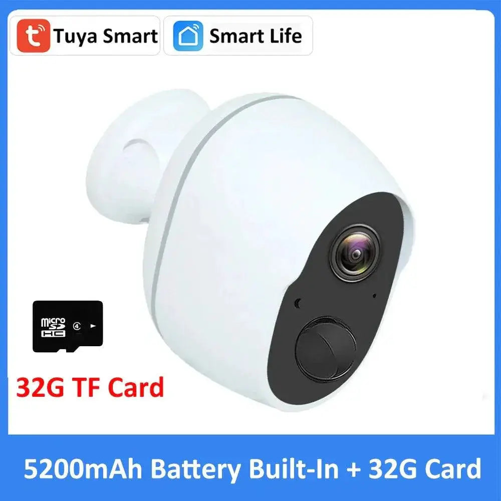 Solar Outdoor Security Camera Rechargeable Battery Alexa