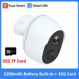 Solar Outdoor Security Camera Rechargeable Battery Alexa