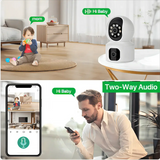 Tuya 8MP Dual Lens WiFi IP Camera - Color Night Vision With Auto Tracking - stepyours.com