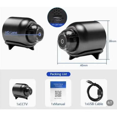 X5 1080P WiFi Night Vision Home Security Camera With Motion Detection - stepyours.com