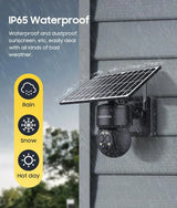 Shiwojia 4G Sim Solar Camera With WiFi 6W Dual Lens 12X Zoom