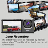 1080P Car Dash Cam 2 To 3 Camera Front And Rear Video Recorder Night Vision - stepyours.com