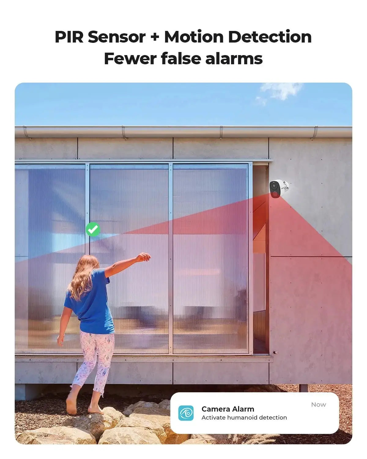 H View PIR Battery Powered Wireless Outdoor Security Camera 2K 3MP WiFi Siren - stepyours.com