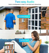 KERUI Outdoor Solar - Powered Dual - Lens Security Camera - 6MP 4G WiFi CCTV - stepyours.com
