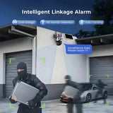4G Solar Camera Outdoor 6K 12MP Tri Lens Night Vision IP PTZ Surveillance Pro - stepyours.com