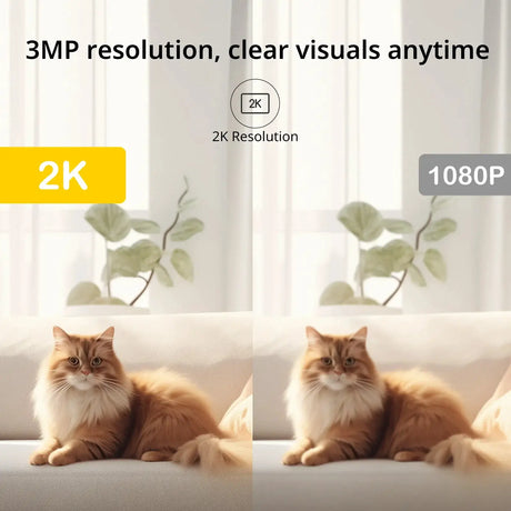 BoyKeep 3MP Dual Band WiFi Indoor Home Security Camera K10 Motion Detection - stepyours.com