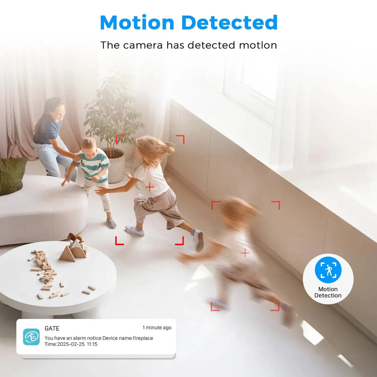 5MP HD WiFi Indoor Security Camera Featuring Night Vision and Two Way Audio - stepyours.com