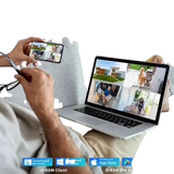 8MP 4K PTZ WiFi Camera - Dual Lens With Dual Screen AI Tracking Surveillance - stepyours.com