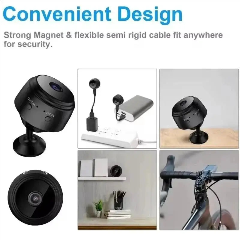 A9 WiFi Mini Camera - 720P HD Security Monitoring And Night Vision - stepyours.com