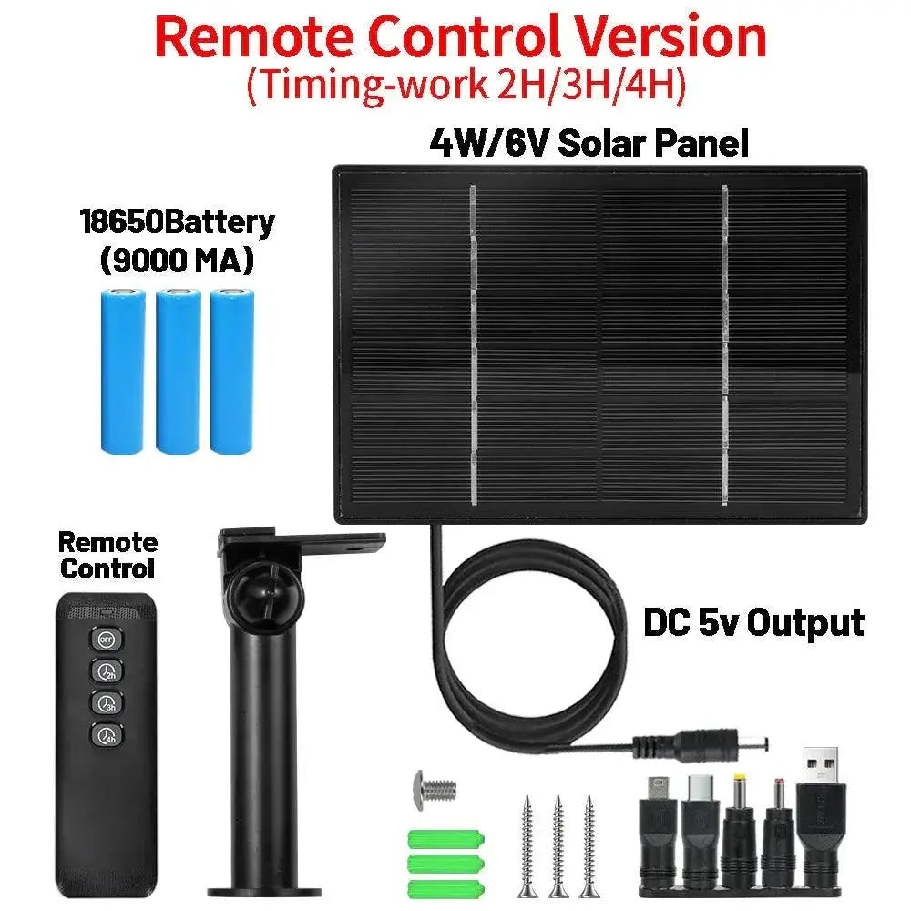 Solar Panel Charger For Security Cameras Reliable Power