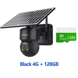 Shiwojia 4G Sim Solar Camera With WiFi 6W Dual Lens 12X Zoom