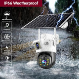 Ultimate Solar CCTV Color Night Vision Security Camera 4K