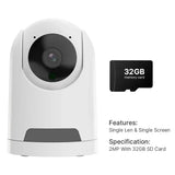 2K 4MP WiFi PTZ Security Camera With AI Tracking Features