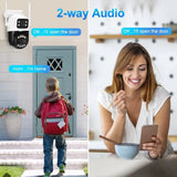 ASECAM 12MP 6K WiFi Outdoor Camera - AI Tracking, 8X Zoom, Dual Screen - stepyours.com