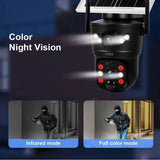 KERUI Outdoor Solar - Powered Dual - Lens Security Camera - 6MP 4G WiFi CCTV - stepyours.com