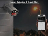 Techage AI PoE 4K Outdoor Security Camera With Two Way Audio For NVR - stepyours.com