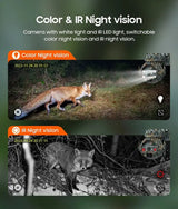 SHIWOJIA 3MP 4G Solar Cameras Wireless 360 Degree PTZ
